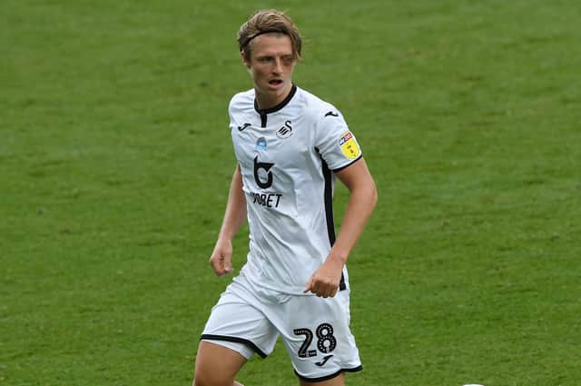 Swansea midfielder George Byers has arrived at Pompey on loan until the end of the season. Picture: Stu Forster/Getty Images