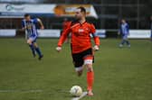 Portchester's Brett Pitman has scored 32 goals in 23 Wessex League fixtures in 2022/23. Picture by Nathan Lipsham