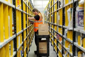 Amazon depot in Fareham. Picture: Sarah Standing (160645-5172)