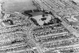 An aerial view on Baffins Pond in August 1988. The News PP4475