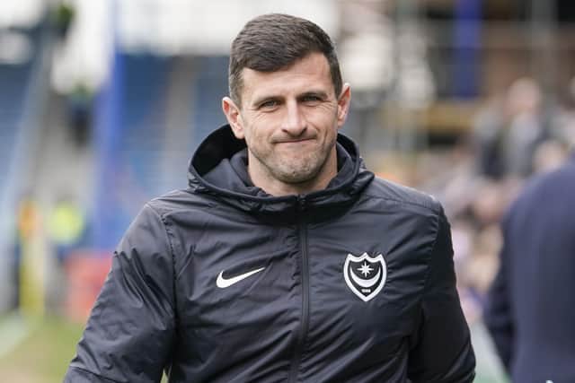 Portsmouth head coach John Mousinho.