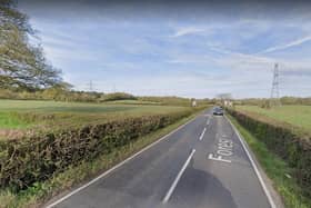 The crash happened last night in Forest Road, Denmead. Picture: Google Street View.