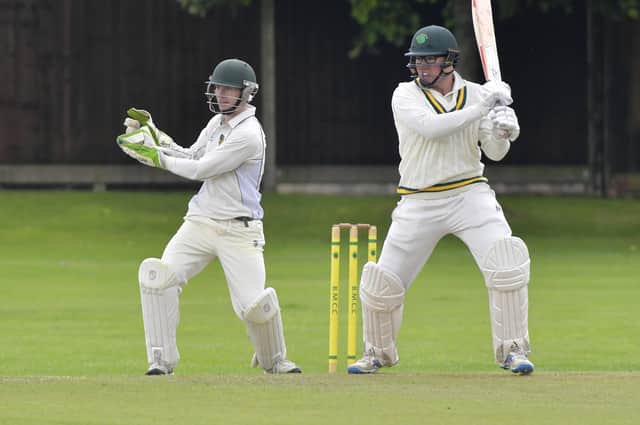 Sam Robinson his 21 not out as Waterlooville defeated Hartley Wintney by three wickets.
Picture: Neil Marshall