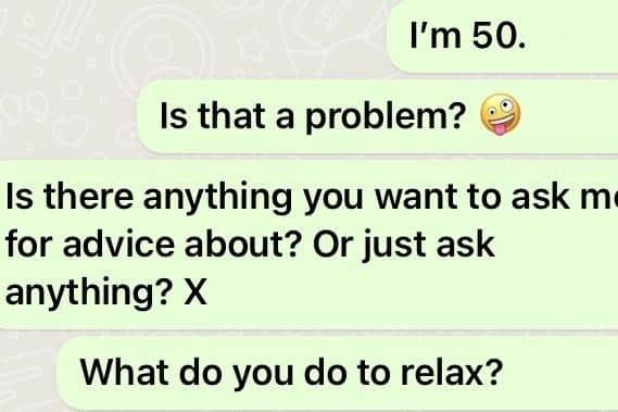 Some of the messages sent by Richard Baker