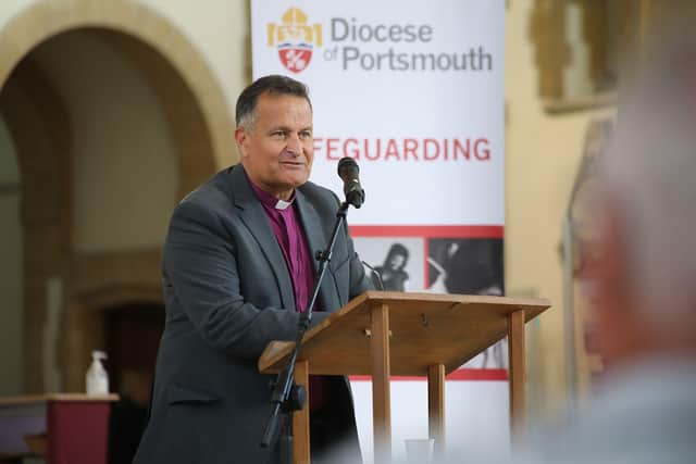 The Bishop of Portsmouth, the Rt Rev Jonathan Frost, at one of our diocese’s safeguarding conferences