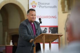 The Bishop of Portsmouth, the Rt Rev Jonathan Frost, at one of our diocese’s safeguarding conferences