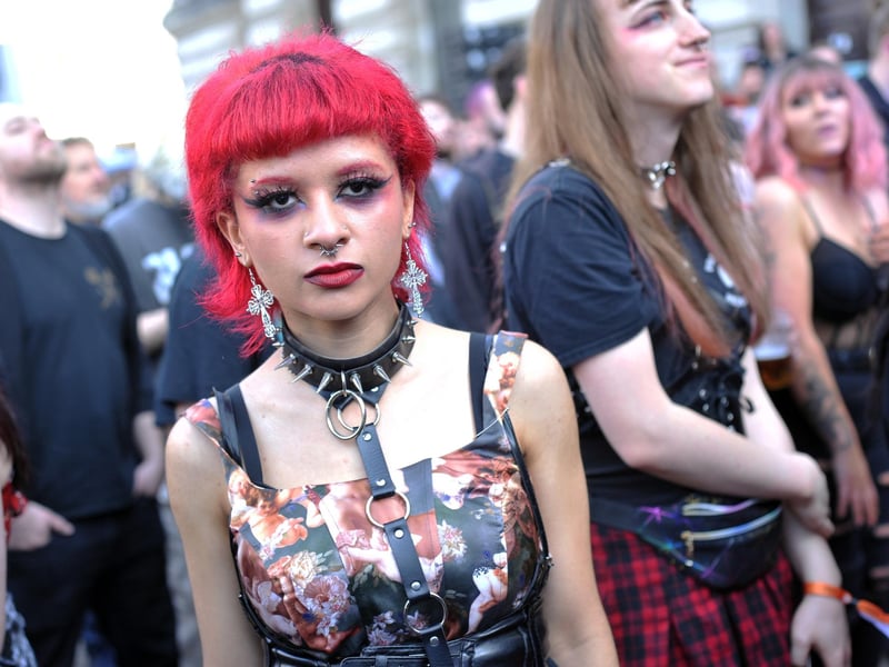 Members of the audience at Takedown Festival. Picture by Paul Windsor