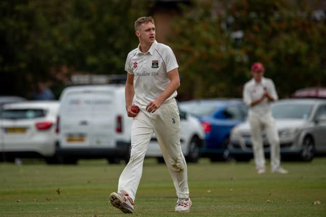 Fareham & Crofton's Ben White bowled a tight eight-over spell and scored a quickfire 30 in his side's Hampshire League victory over Curdridge. Picture: Vernon Nash