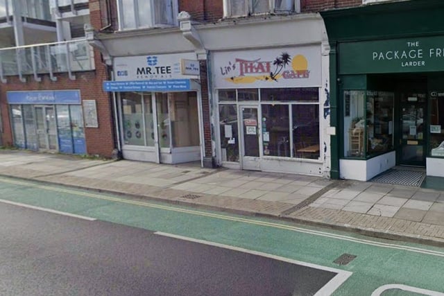 Lin's Thai Cafe, Southsea, has a Google rating of 4.6 with 294 reviews.