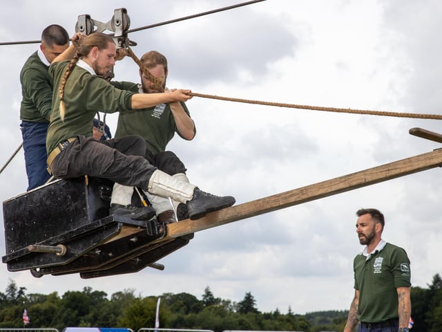 Stansted Park opened its doors for its Summer Festival this weekend, with re-enactments, vintage vehicles, archery, horse displays and lots of fun for the family.Pictured - Field Gun demonstrationsPhotos by Alex Shute