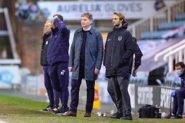 Joe Gallen is currently caretaker boss as Pompey seek a manager to replace Kenny Jackett. Picture: Nigel Keene/ProSportsImages