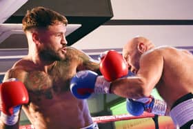 Joel McIntyre, left, has regained the English light heavyweight title. Picture: Barry Zee