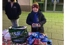 Albie Leahy has been serving up hot meeals to homeless people in Portsmouth after raising funds and gathering donations to support Helping Hands