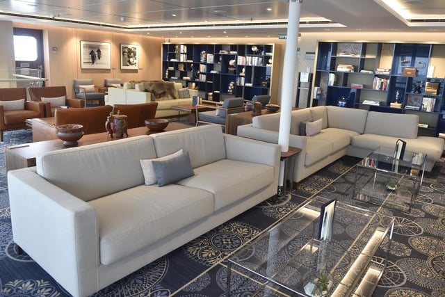 One of the main relaxation areas on Viking Saturn.