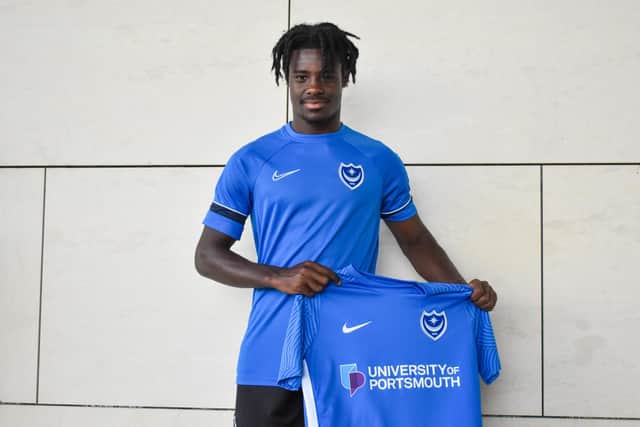 Jayden Reid joined Pompey in the summer of 2021 - yet never played a competitive match in two years at Fratton Park. Picture: Portsmouth FC