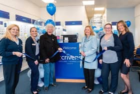 Scrivens - Andy Hughes, Belinda Lipscomb, Sandra Stevens (VIP), Councillor Antonia Harrison, Rachael Holland and Olivia Wilde