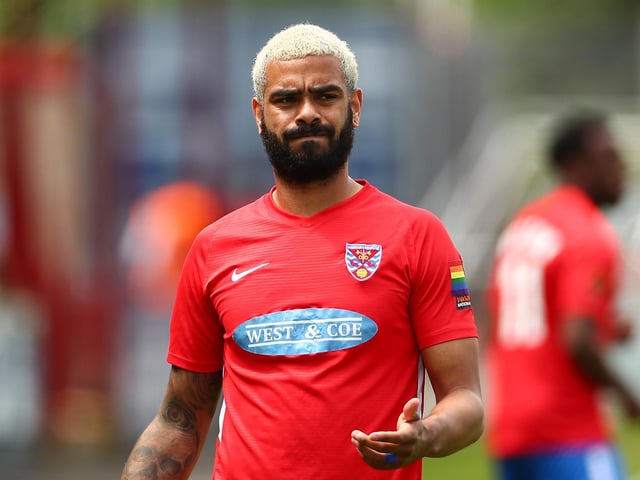 The striker made only seven substitute appearances for Pompey before forging a strong career in non-league. The 28-year-old currently plays for Dagenham and Redbridge where he has scored 37 goals in 75 games.   Picture: Jacques Feeney/Getty Images