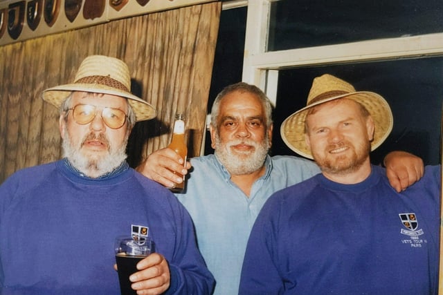 Ken Reilly, right, with Roger Nicholls and Denis Ludwig