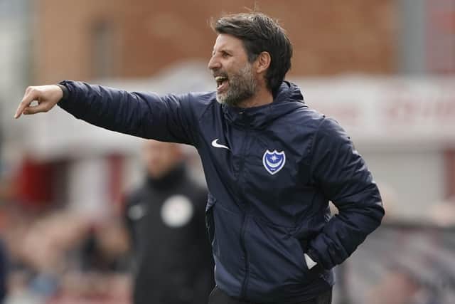 Pompey boss Danny Cowley. Picture: Jason Brown
