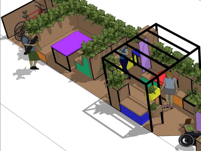 Living streets plans for Albert Road in Southsea. Picture: Studio slaughterhouse