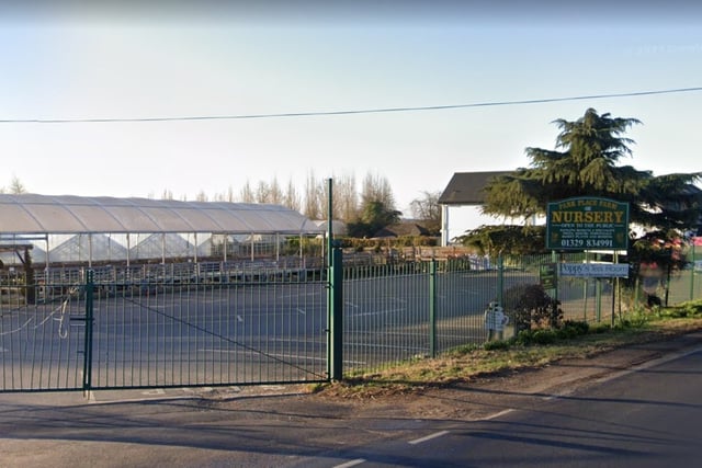 Park Place Farm Nursery Ltd, Fareham, has a Google rating of 4.5 with 287 reviews.