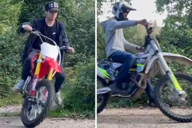 Police wish to speak to these motorbike riders following reports of dangerous driving. Picture: Hampshire and Isle of Wight Constabulary.