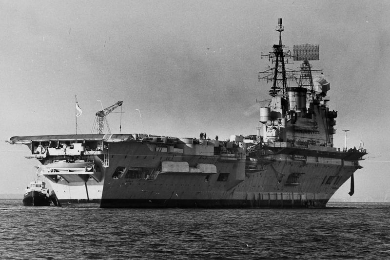 HMS Eagle in 1972