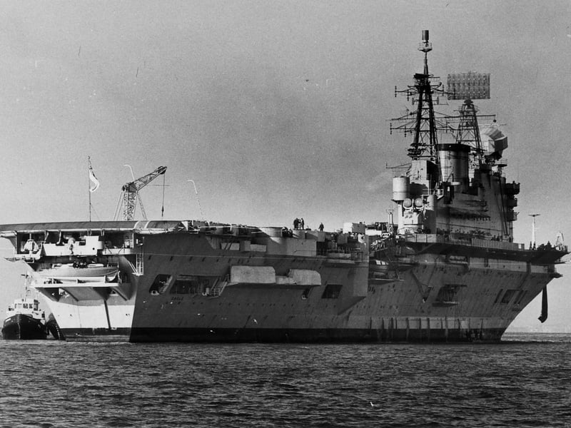 HMS Eagle in 1972