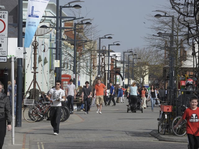 West Street in Fareham at the heart of the constituency in 2010
