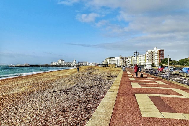 Southsea promenade is a gorgeous spot for a calm and relaxing stroll with a loved one - especially if you time it right so you can watch the sunset. Picture: Trev Harman