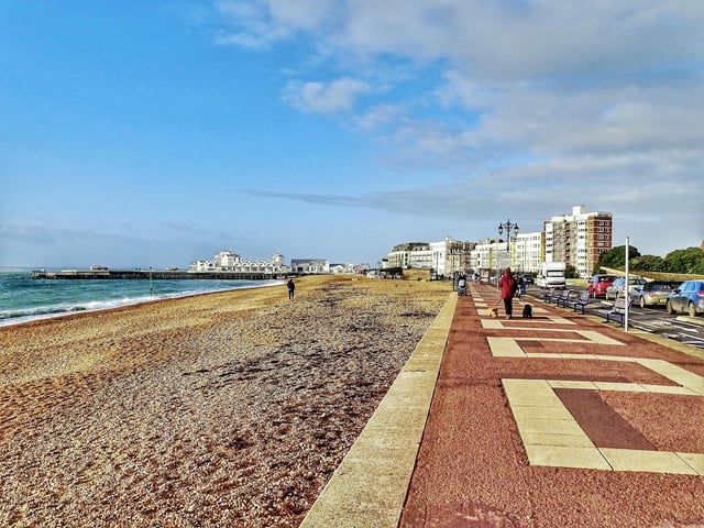 Southsea promenade is a gorgeous spot for a calm and relaxing stroll with a loved one - especially if you time it right so you can watch the sunset.   Picture: Trev Harman