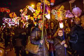 Spring Rising lantern parade in East Dulwich from Emergency Exit Arts - which is set to bring a huge community-led carnival to Gosport in 2023.