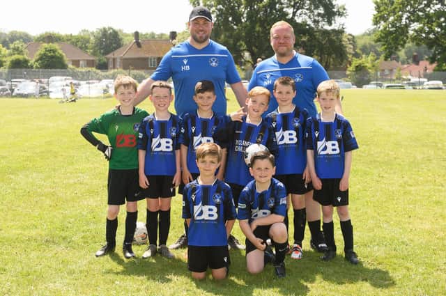 Clanfield Blues U8s. Picture: Keith Woodland (270521-688)