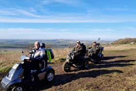 Members of Hampshire RoamAbility will be trying out the scooters at Queen Elizabeth Country Park