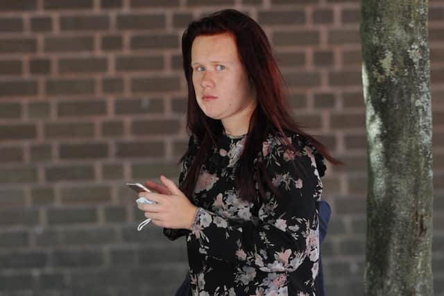 Lucy Holland, 22, pleaded guilty to fraud and blackmail at Portsmouth Crown Court on Friday, September,18