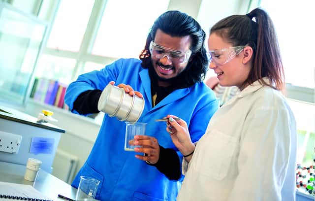Health & Science T Level students at Fareham College