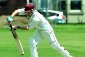 Tom Kent just missed out on a century for Fareham & Crofton. Picture: Paul Jacobs