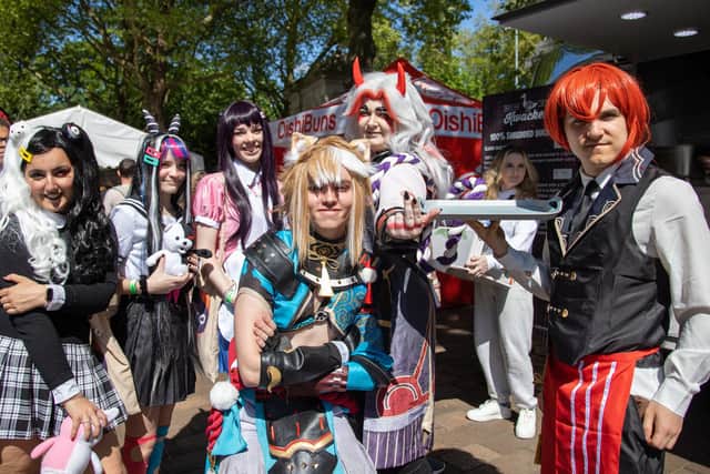 Portsmouth Comic Con last year. Pictured - Some cosplayers focused on Anime and Manga characters. Photos by Alex Shute