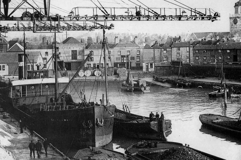 An atmospheric picture of the Camber, Old Portsmouth, possibly about the time of the First World War. Picture: Courtesy of costen.co.uk