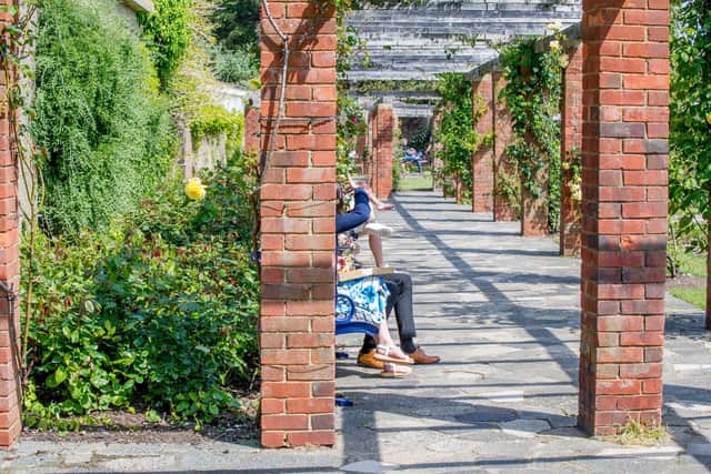 A woman was seen in 'distress' at around midnight last Monday. A man was seen following her, and another woman was grabbed by the wrist and neck. Pictured are the Rose Gardens, in Southsea. Picture: Habibur Rahman