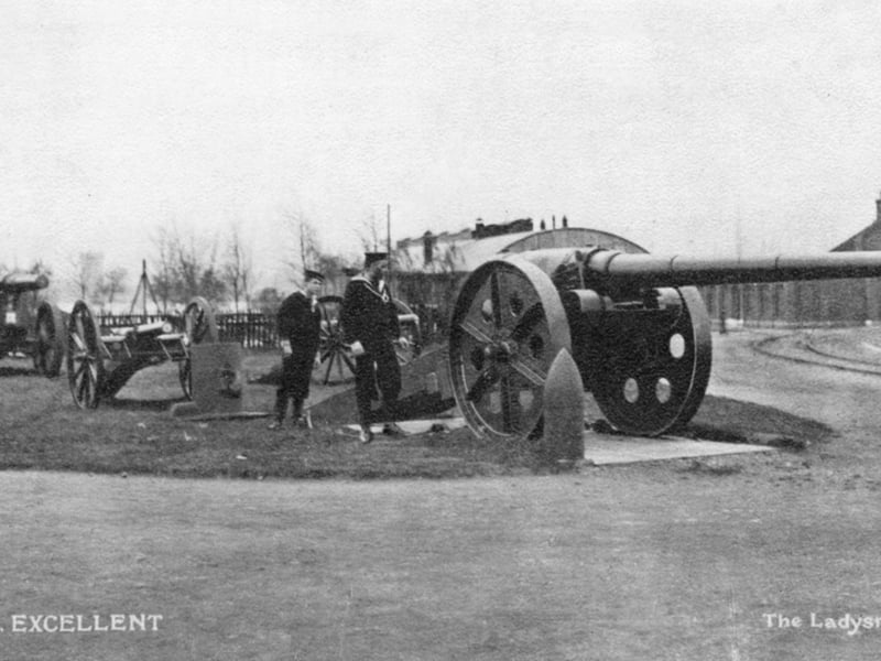The Ladysmith Gun at HMS Excellent