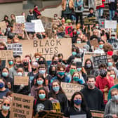 Amateur photographers have shared the pictures they took at the Black Lives Matter protest in Guildhall Square, Portsmouth, on June 4. 
