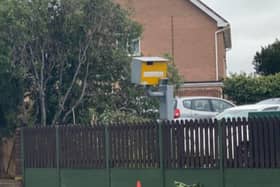 Bedhampton resident Alex Booth had put up the fake speed camera to deter speeding drivers. Picture: Alex Booth