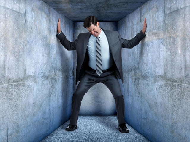 Claustrophia - the fear of confined spaces - affects 23 per cent of Brits.