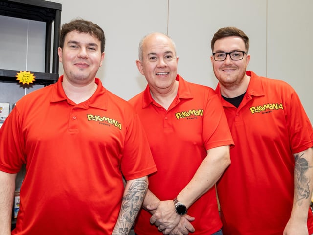 The organisers of Pokemania on hand at the event to help out.  Photos by Alex Shute
