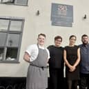36 On The Quay in South Street, Emsworth, is a 3-rossette restaurant in the latest AA restaurant guide. Pictured is: (l-r) Dara Ryan, sous chef, Karolina Sobierajska, restaurant manager and owners Martyna and Gary Pearce.