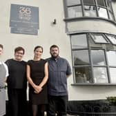 36 On The Quay in South Street, Emsworth, is a 3-rossette restaurant in the latest AA restaurant guide. Pictured is: (l-r) Dara Ryan, sous chef, Karolina Sobierajska, restaurant manager and owners Martyna and Gary Pearce.