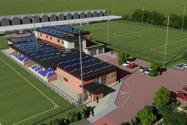 £3.5m community sports complex in central Portsmouth named the John Jenkins Stadium

Proposed visualisations for Moneyfields sports and social club