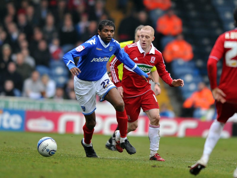 Famously recruited from the local park by Harry Redknapp after struggling to find a club in the summer of 2006, Kanu would be Pompey's 2008 FA Cup final hero. The ageless striker and Nigerian icon spent six seasons at Fratton Park. Picture: Steve Reid