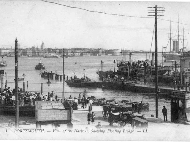 Portsmouth harbour 1911. Courtesy of Martin Halsey
